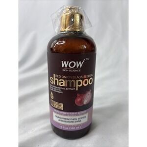 WOW Skin Science Shampoo 10 oz Red Onion Black Seed‎ Oil NEW